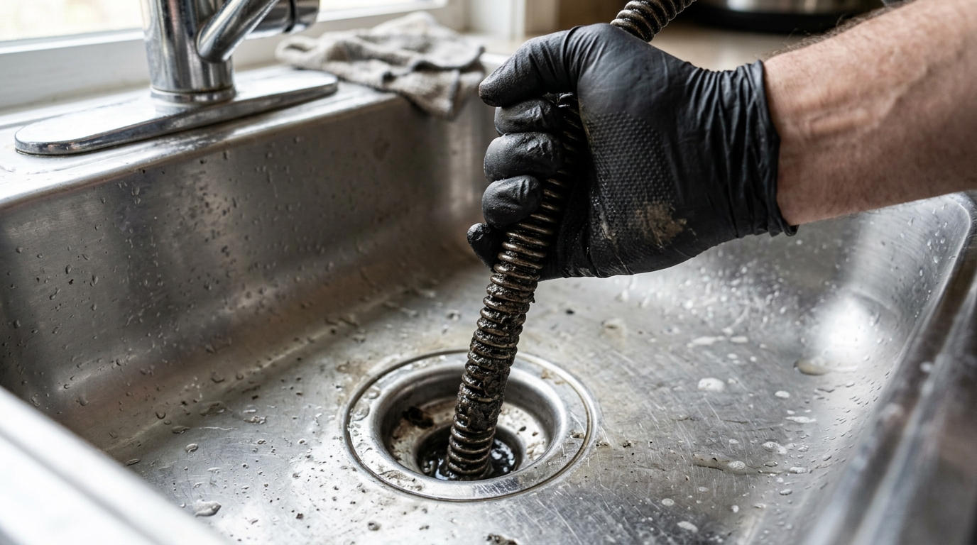 I Roberts engineer providing blocked sink clearance llangefni in Llangefni, Ynys Môn