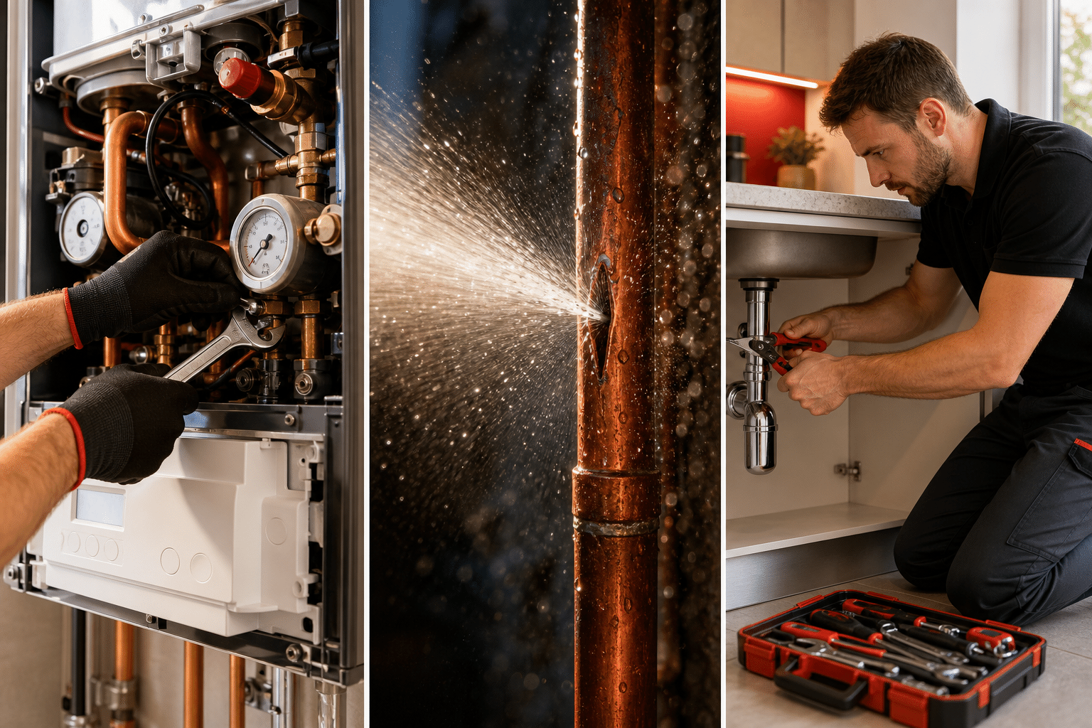 I Roberts Plumbing & Heating — boiler repair, burst pipe and plumbing services Anglesey